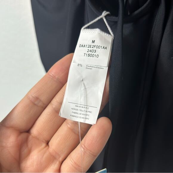 CUPSHE O-RING LACE BLACK ONE PIECE WOMEN SWIMSUIT SIZE MEDIUM BRAND NEW WITH TAG - Picture 6 of 7